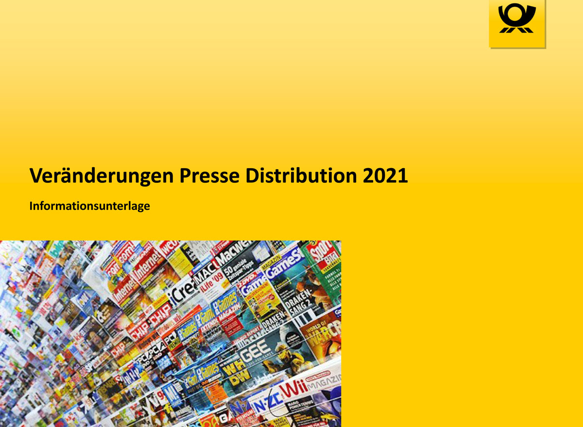 Veränderung Presse Distribution 2021