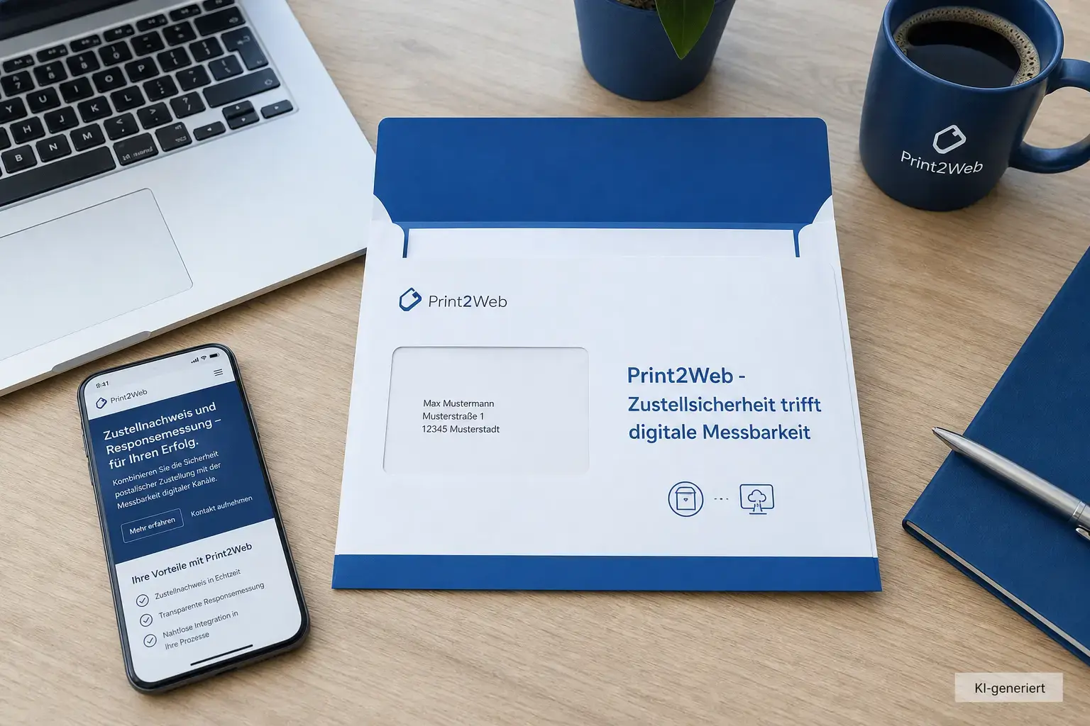 Print2Web verbindet die Effektivität und Zustellbarkeit von Printwerbung mit der Messbarkeit digitaler Kanäle.